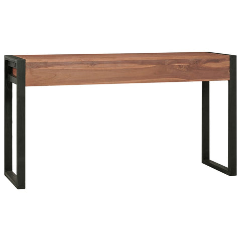 vidaXL Schreibtisch mit 2 Schubladen 140x40x75 cm Teakholz