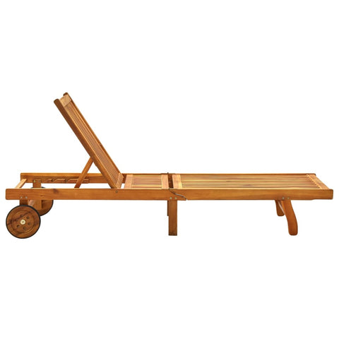 hocami - Sonnenliege Akazie Massivholz - sonnenliege-akazie-massivholz-1 - 