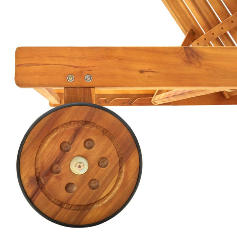 hocami - Sonnenliege Akazie Massivholz - sonnenliege-akazie-massivholz-1 - 