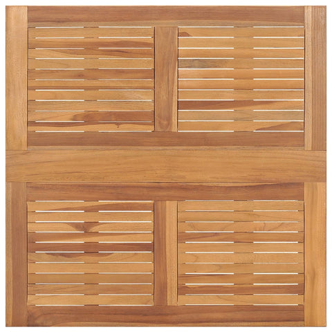 vidaXL Klappbarer Garten-Esstisch 90x90x75 cm Massivholz Teak