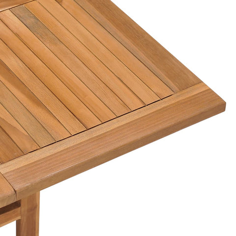 vidaXL Klappbarer Garten-Esstisch 90x90x75 cm Massivholz Teak