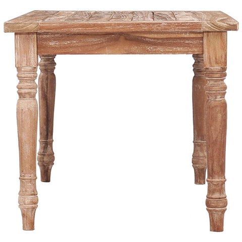 vidaXL Batavia-Couchtisch 90x50x45 cm Teak Massivholz Getüncht