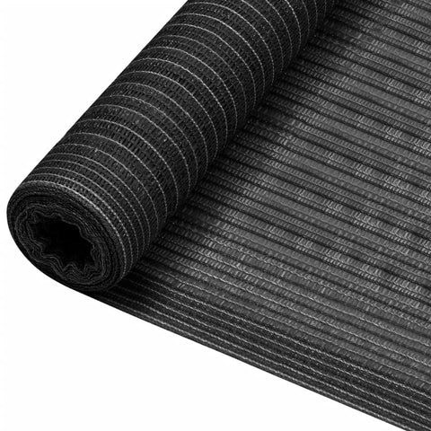 Zaunblende Anthrazit 2x25 m HDPE 75 g/m²