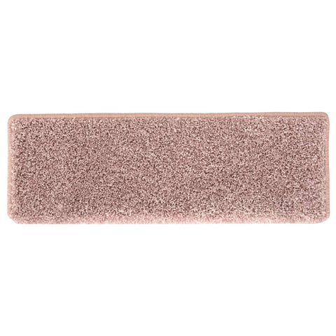 hocami - Stufenmatten 15 Stk. 65x21x4 cm Weiß und Rosa - stufenmatten-15-stk-65x21x4-cm-weiss-und-rosa - 
