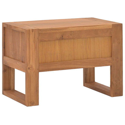 vidaXL Nachttisch 50x30x35 cm Teak Massivholz