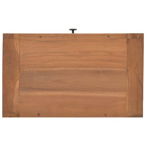 vidaXL Nachttisch 50x30x35 cm Teak Massivholz