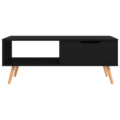 vidaXL Couchtisch Schwarz 100x49,5x43 cm Holzwerkstoff