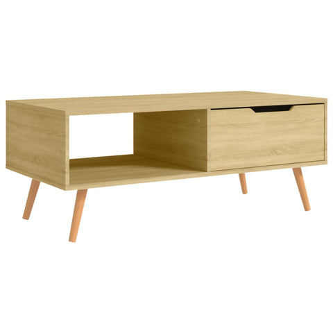 vidaXL Couchtisch Sonoma-Eiche 100x49,5x43 cm Holzwerkstoff