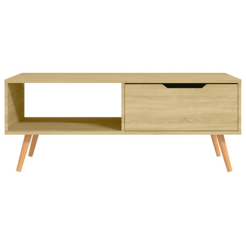 vidaXL Couchtisch Sonoma-Eiche 100x49,5x43 cm Holzwerkstoff