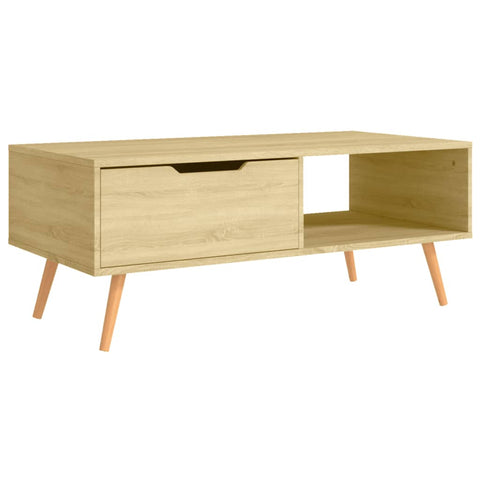 vidaXL Couchtisch Sonoma-Eiche 100x49,5x43 cm Holzwerkstoff