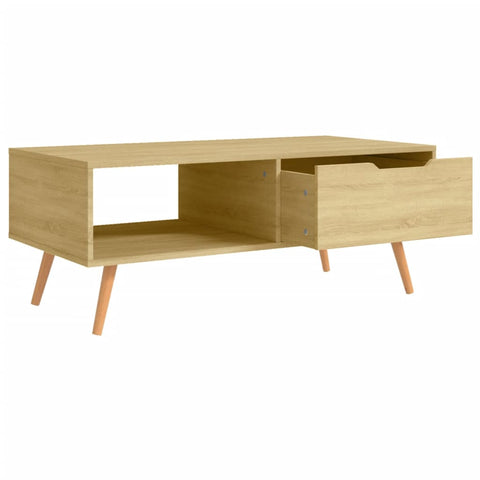 vidaXL Couchtisch Sonoma-Eiche 100x49,5x43 cm Holzwerkstoff