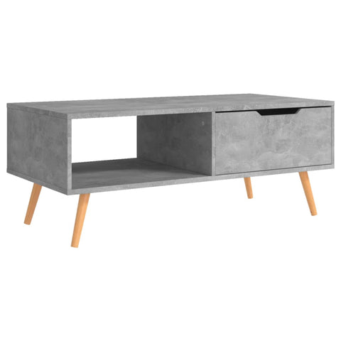 vidaXL Couchtisch Betongrau 100x49,5x43 cm Holzwerkstoff