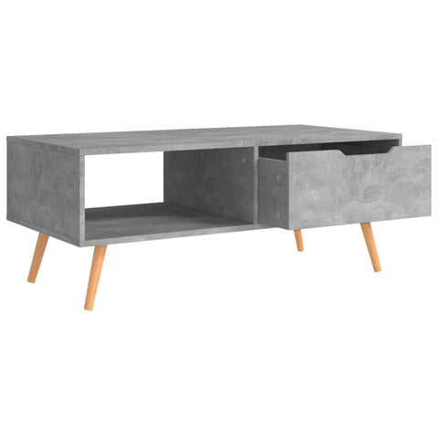 vidaXL Couchtisch Betongrau 100x49,5x43 cm Holzwerkstoff