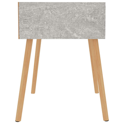 vidaXL Nachttisch Betongrau 40x40x56 cm Holzwerkstoff