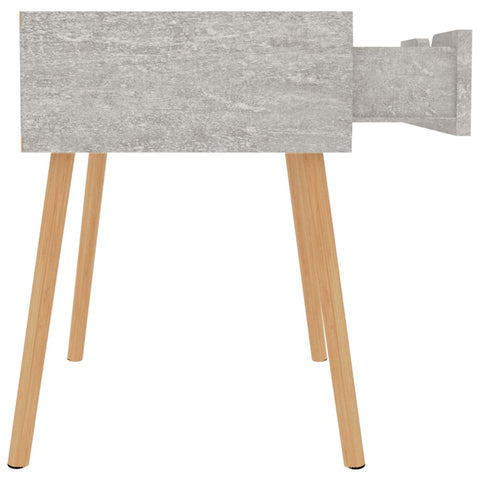 vidaXL Nachttische 2 Stk. Betongrau 40x40x56 cm Holzwerkstoff