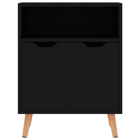 Sideboard Schwarz 60x30x72 cm Holzwerkstoff