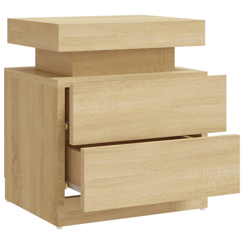 vidaXL Nachttisch Sonoma-Eiche 45x35x52 cm Holzwerkstoff