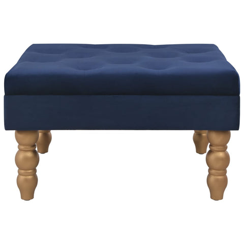 vidaXL Hocker Marineblau 60x60x36 cm Samt