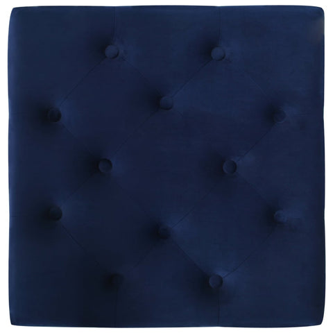 vidaXL Hocker Marineblau 60x60x36 cm Samt