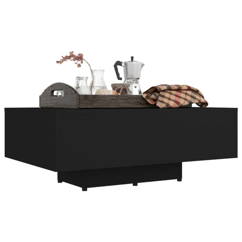 vidaXL Couchtisch Schwarz 85x55x31 cm Holzwerkstoff