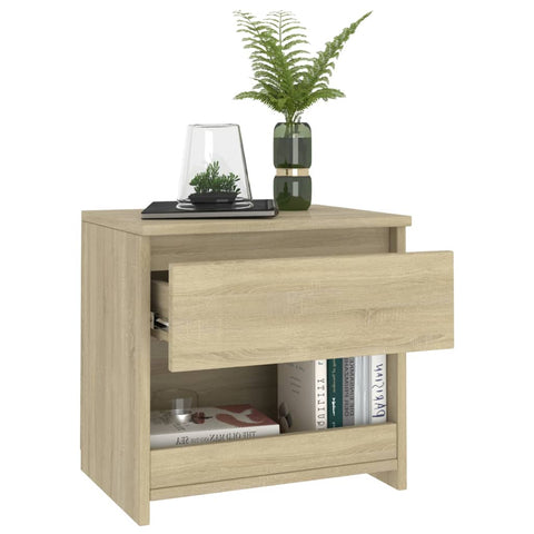 vidaXL Nachttisch Sonoma-Eiche 40x30x39 cm Holzwerkstoff