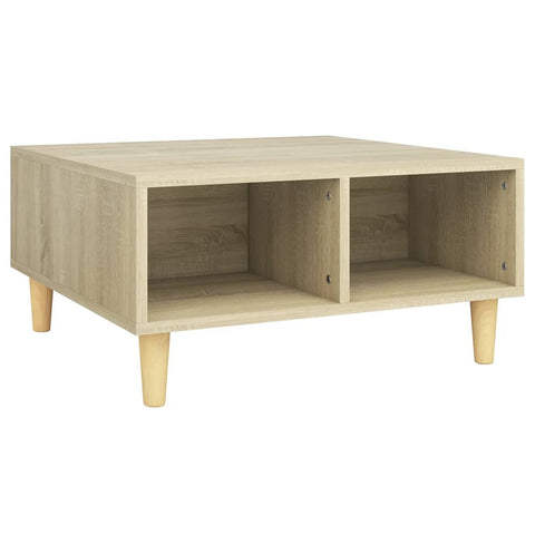 vidaXL Couchtisch Sonoma-Eiche 60x60x30 cm Holzwerkstoff