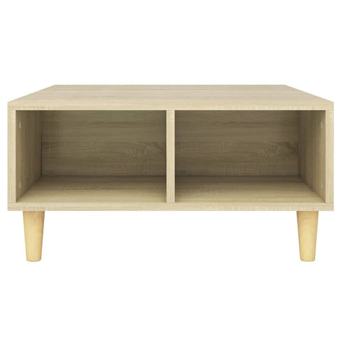 vidaXL Couchtisch Sonoma-Eiche 60x60x30 cm Holzwerkstoff