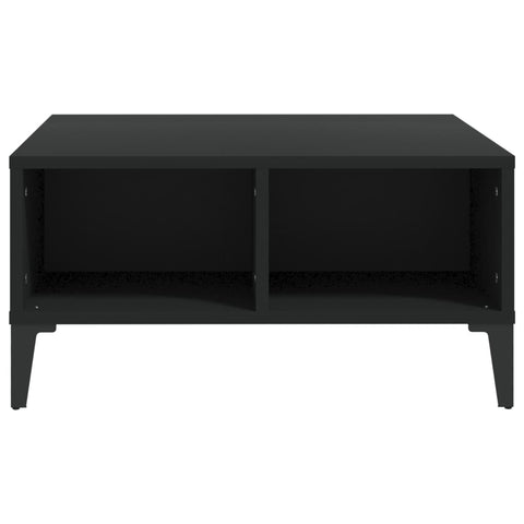 vidaXL Couchtisch Schwarz 60x60x30 cm Holzwerkstoff