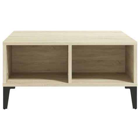 vidaXL Couchtisch Sonoma-Eiche 60x60x30 cm Holzwerkstoff