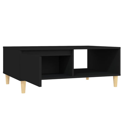 vidaXL Couchtisch Schwarz 90x60x35 cm Holzwerkstoff