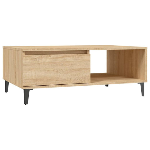 vidaXL Couchtisch Sonoma-Eiche 90x60x35 cm Holzwerkstoff