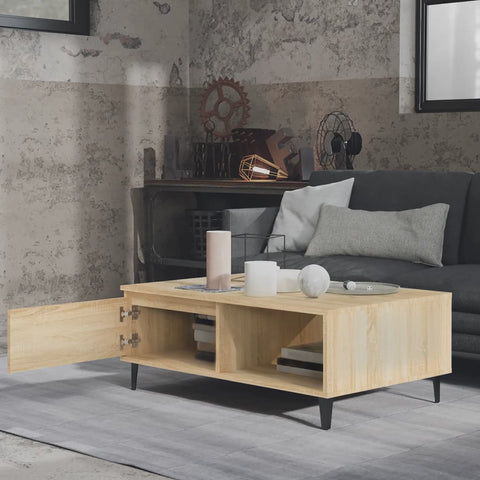 vidaXL Couchtisch Sonoma-Eiche 90x60x35 cm Holzwerkstoff