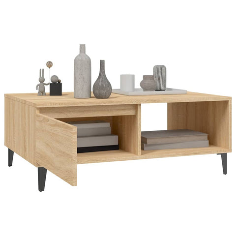 vidaXL Couchtisch Sonoma-Eiche 90x60x35 cm Holzwerkstoff