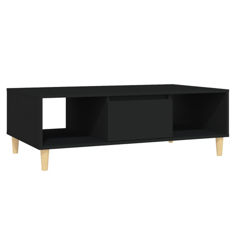 vidaXL Couchtisch Schwarz 103,5x60x35 cm Holzwerkstoff