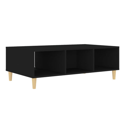 vidaXL Couchtisch Schwarz 103,5x60x35 cm Holzwerkstoff