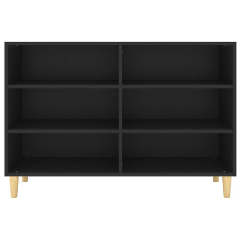 Sideboard Schwarz 103,5x35x70 cm Holzwerkstoff