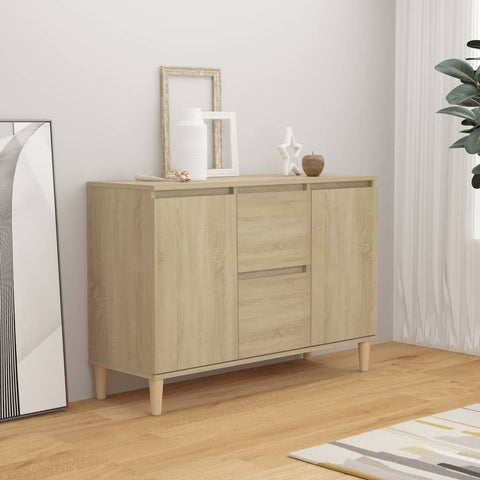 vidaXL Sideboard Sonoma-Eiche 103,5x35x70 cm Holzwerkstoff