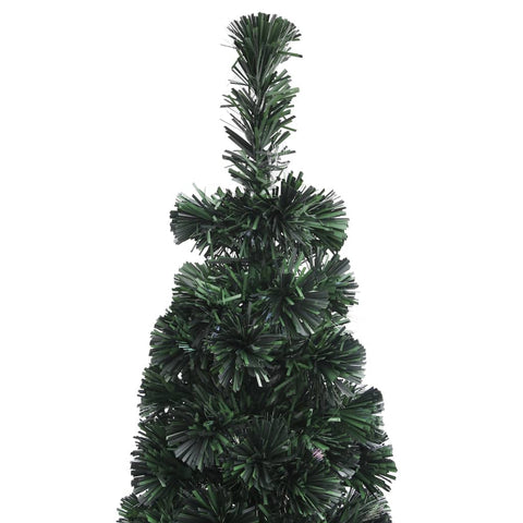 Künstlicher Weihnachtsbaum Schlank mit Ständer 240 cm Glasfaser