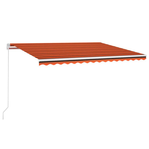 Automatische Markise mit LED & Windsensor 450x300 Orange/Braun