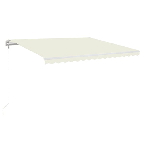 Automatische Markise mit LED & Windsensor 400x350 cm Creme