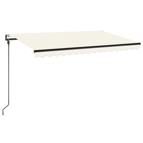 Automatische Markise mit LED & Windsensor 450x300 cm Creme