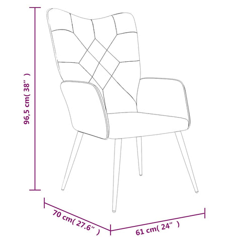 vidaXL Relaxsessel Patchwork Stoff