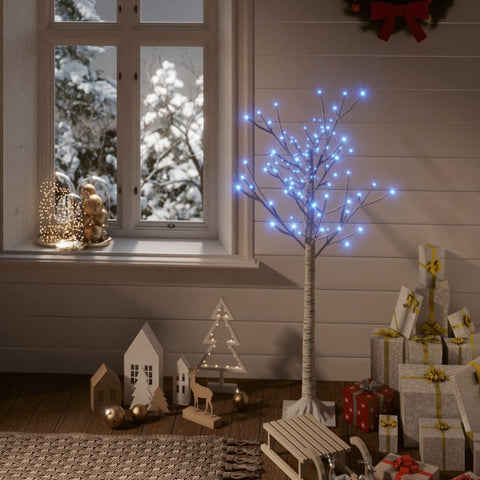 Weihnachtsbaum 120 LEDs 1,2 m Blau Indoor Outdoor