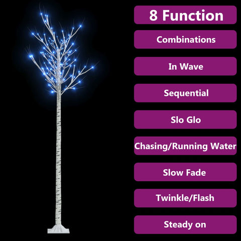 Weihnachtsbaum 200 LEDs 2,2 m Blau Indoor Outdoor