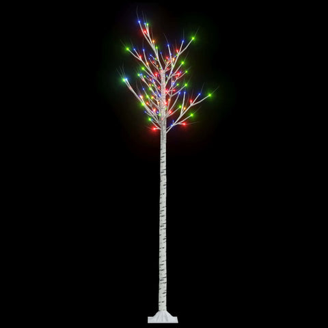 Weihnachtsbaum 200 LEDs 2,2 m Bunt Indoor Outdoor