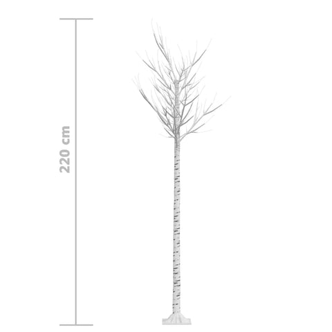 Weihnachtsbaum 200 LEDs 2,2 m Bunt Indoor Outdoor