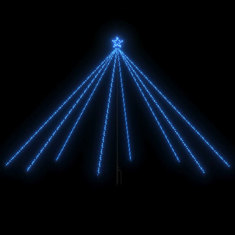 LED Weihnachtsbaum Indoor Outdoor 576 LEDs Blau 3,6 m