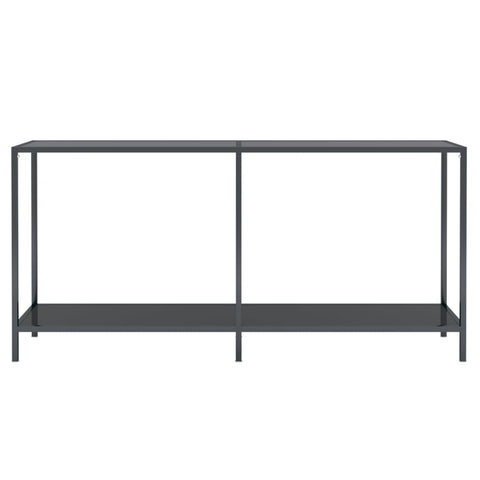 vidaXL Konsolentisch Schwarz 160x35x75,5 cm cm Hartglas