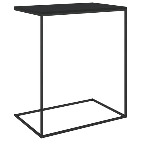 vidaXL Beistelltisch Schwarz 55x35x66 cm Holzwerkstoff