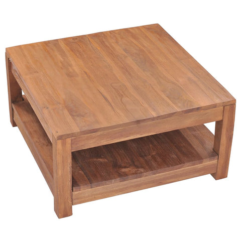 vidaXL Couchtisch 68x67x35 cm Massivholz Teak